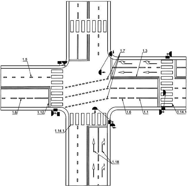Разработка схем организации дорожного движения